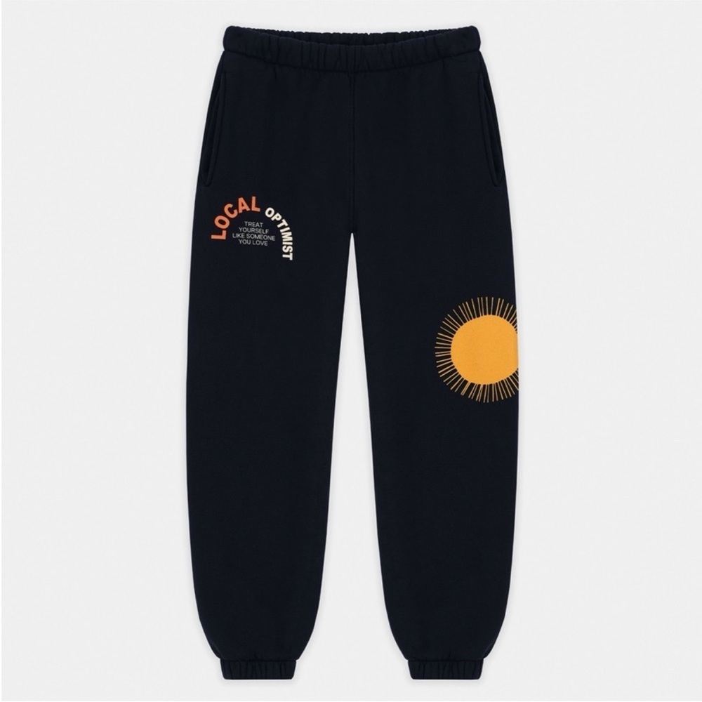 Madhappy navy blue sweatpants 100% cotton local optimist m medium - Picture 3 of 8